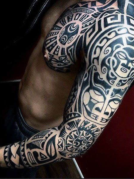 Tribal Full Sleeve Tattoos